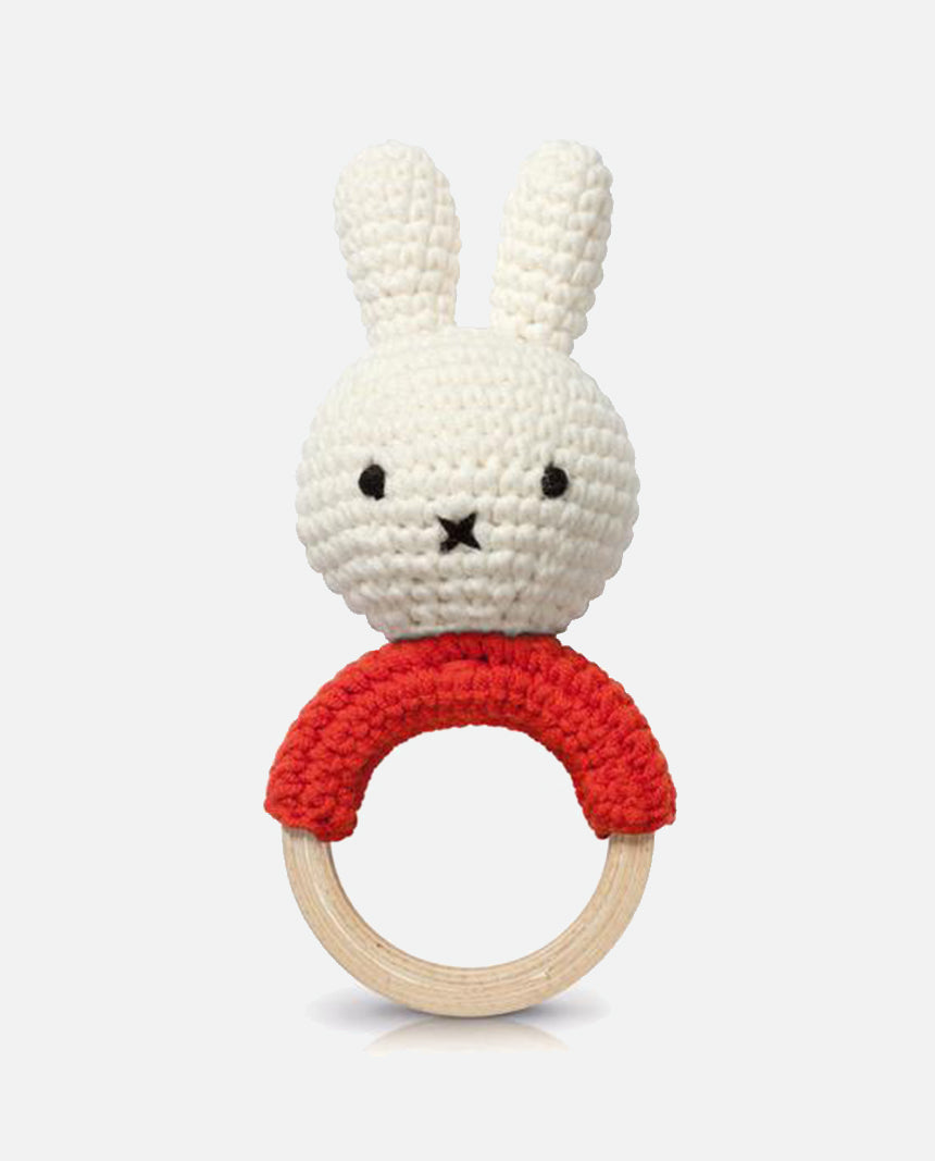 miffy handmade teether red + music