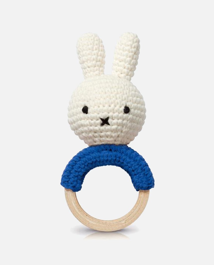 miffy handmade teether blue + music