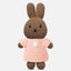 melanie handmade and her pastel pink dress