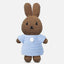 melanie handmade and her pastel blue dress