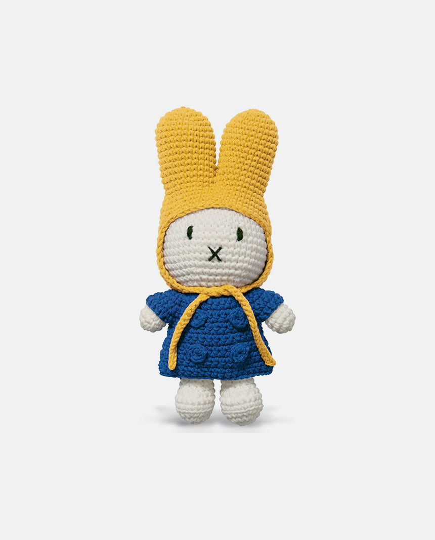 miffy handmade and her blue coat + yellow hat