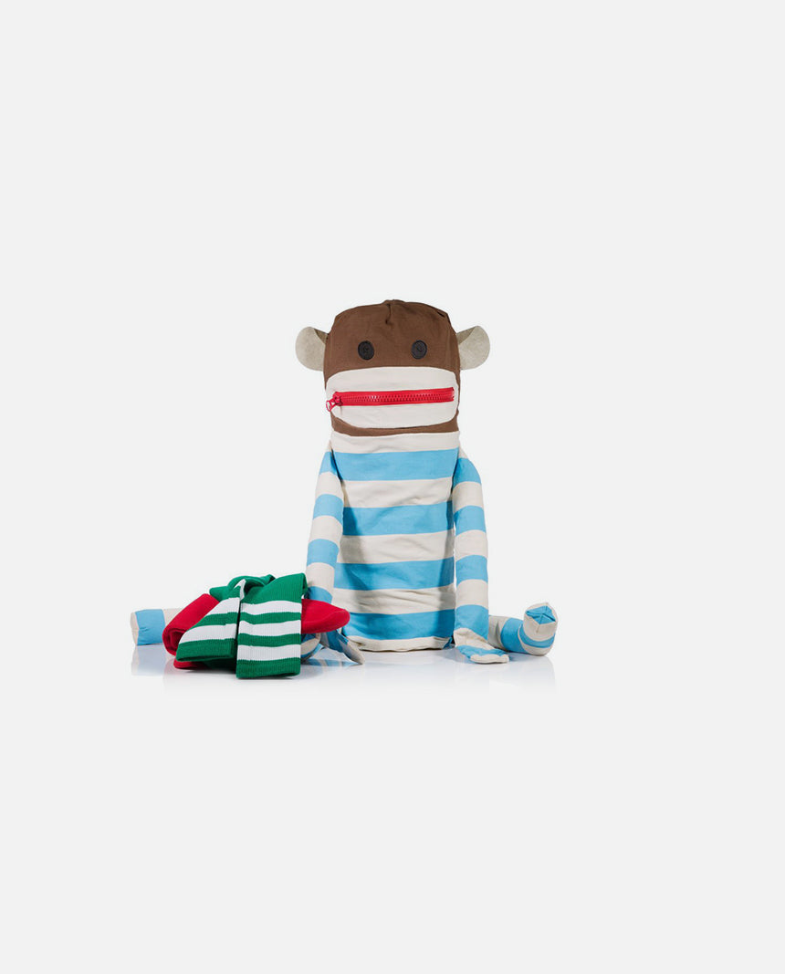 Sock Monkey Laundry Bag