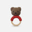 boris handmade teether red + music