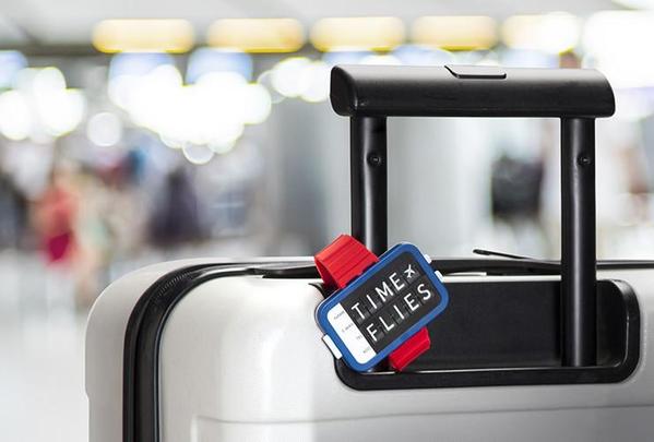 Time Files Luggage Tag