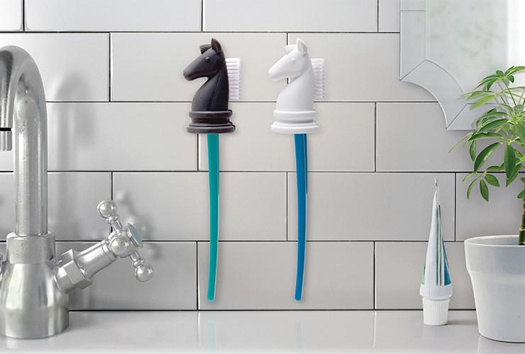 Knight Toothbrush Hanger