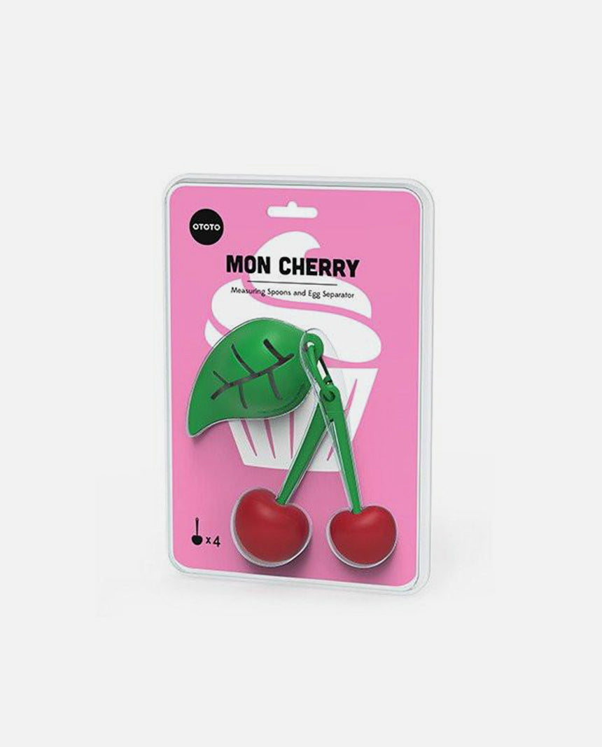 MON CHERRY Measuring spoons and egg separator