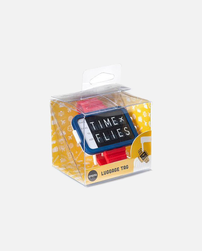 Time Files Luggage Tag