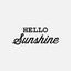 Hello Sunshine Sticker