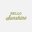 Hello Sunshine Sticker