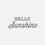 Hello Sunshine Sticker