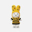 miffy & her striped bee striped dress + flower hat