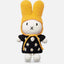 miffy handmade and her black flowerdress + yellow hat