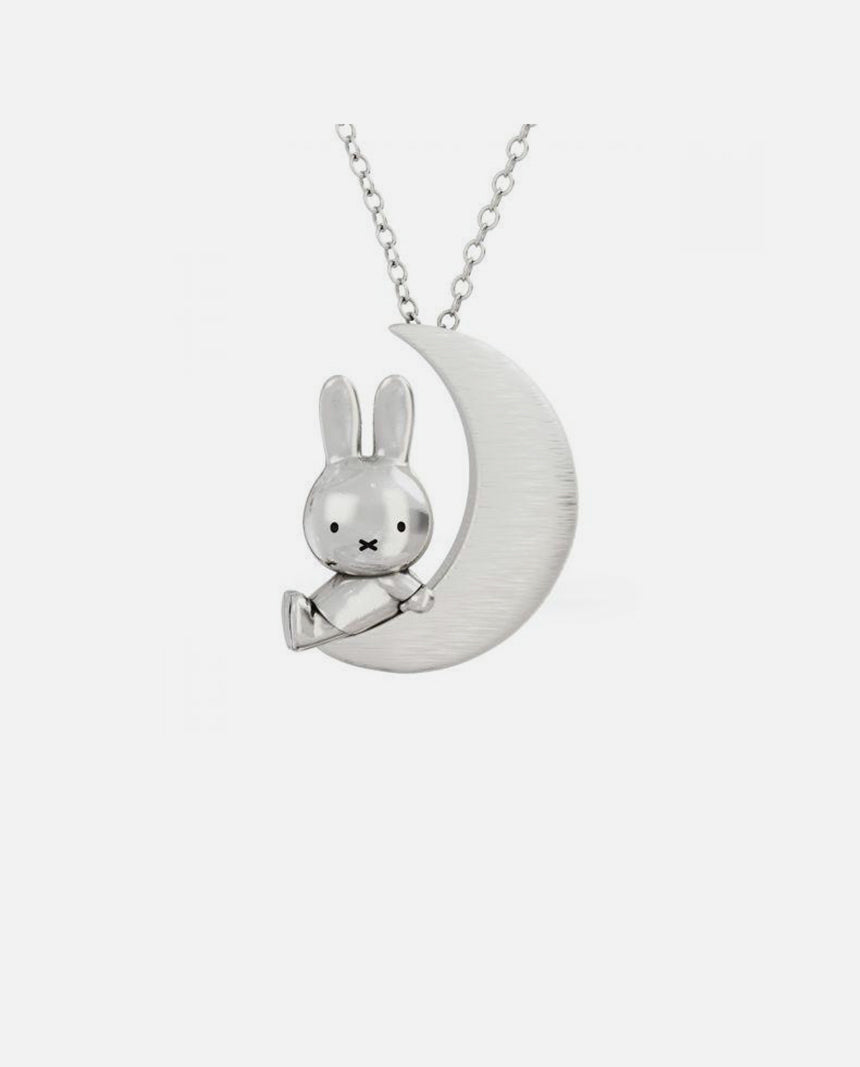 MIFFY & THE MOON STERLING SILVER PENDANT