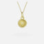 MIFFY - 18CT GOLD VERMEIL BUTTON NECKLACE SET