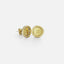 MIFFY - 18CT GOLD VERMEIL BUTTON STUD EARRINGS