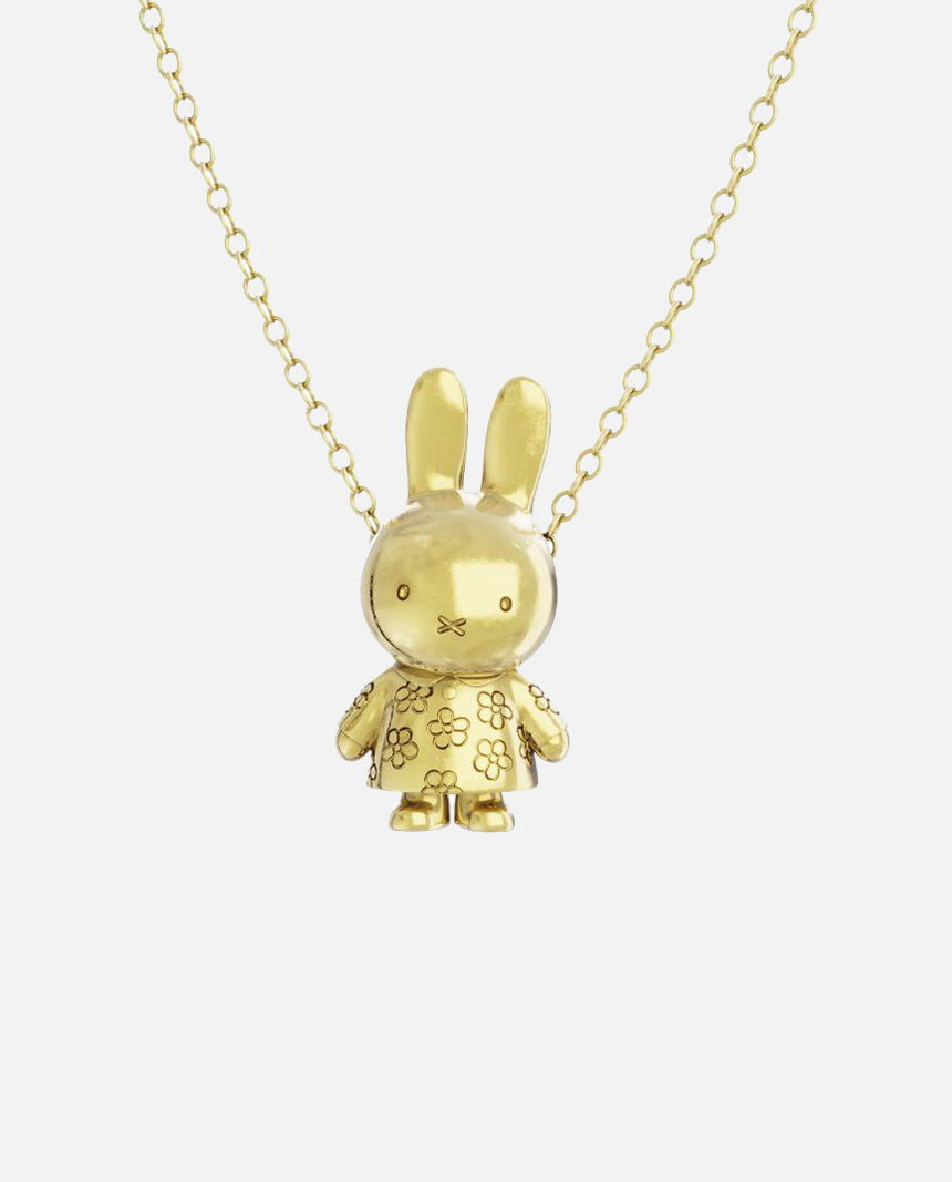 MIFFY 18CT GOLD VERMEIL FLOWER BODY NECKLACE SET