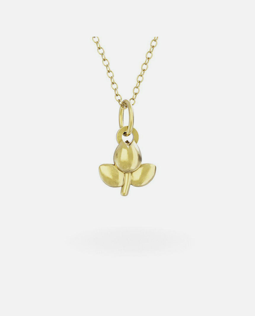 MIFFY - 18CT GOLD VERMEIL TULIP NECKLACE SET