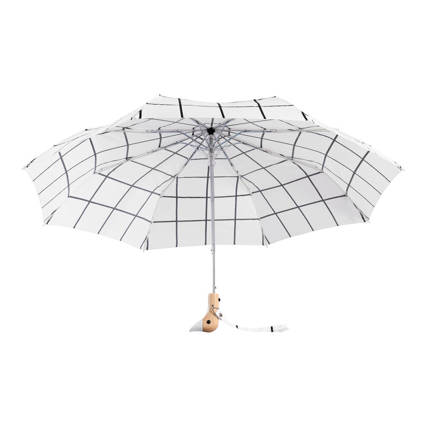 Duckhead Umbrella White Grid