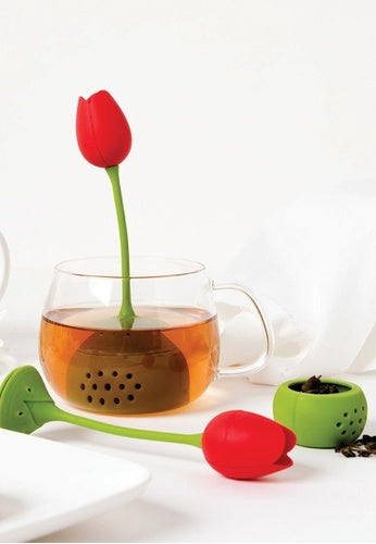 TULIP TEA INFUSER - RED – The Huntington Store