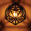Icosa Stripe + Pendant lamp set