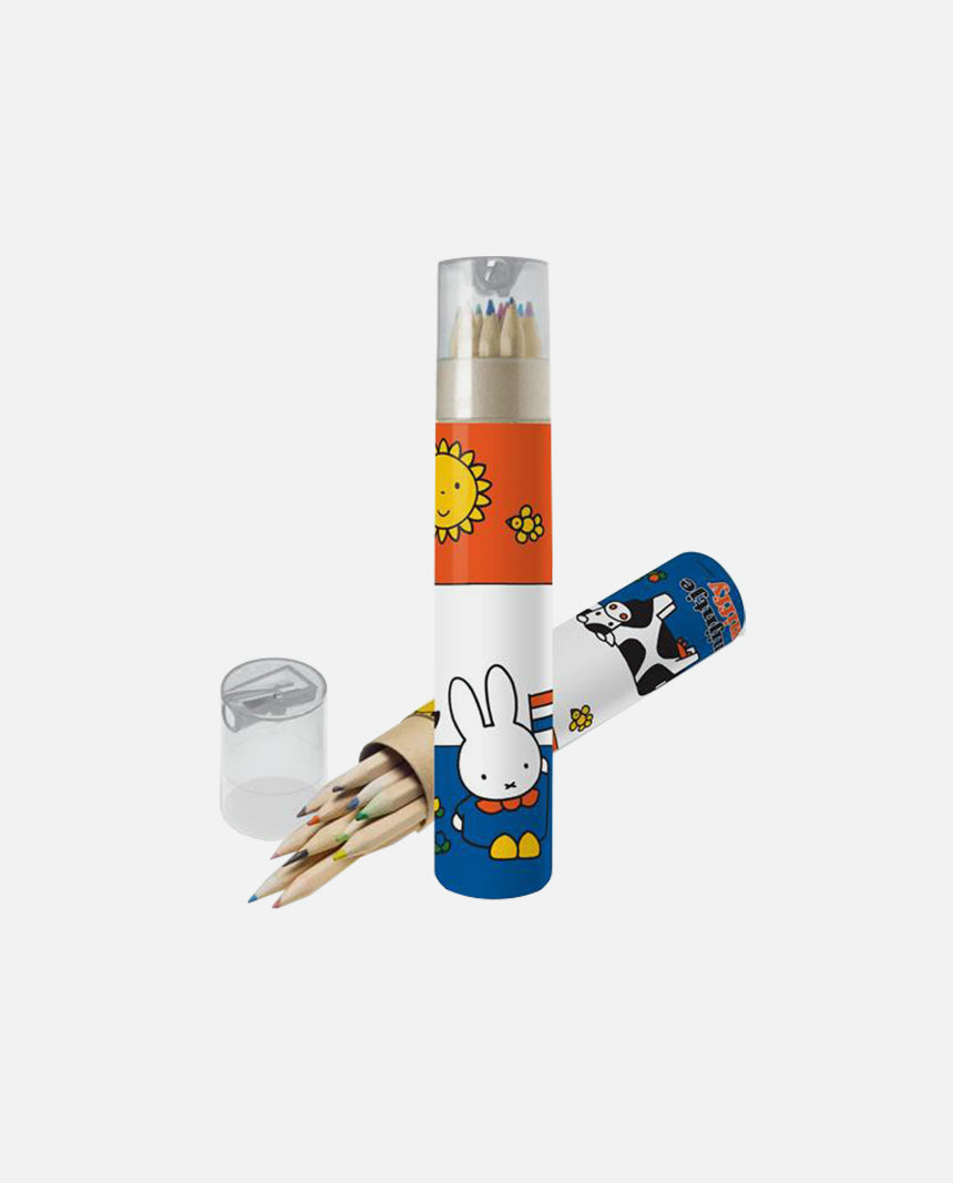 miffy coloured pencils and sharpener set
