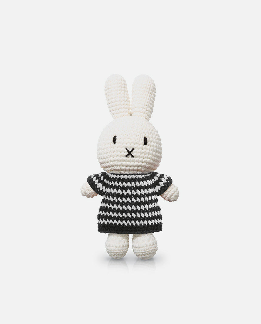 miffy & her black small striped dress