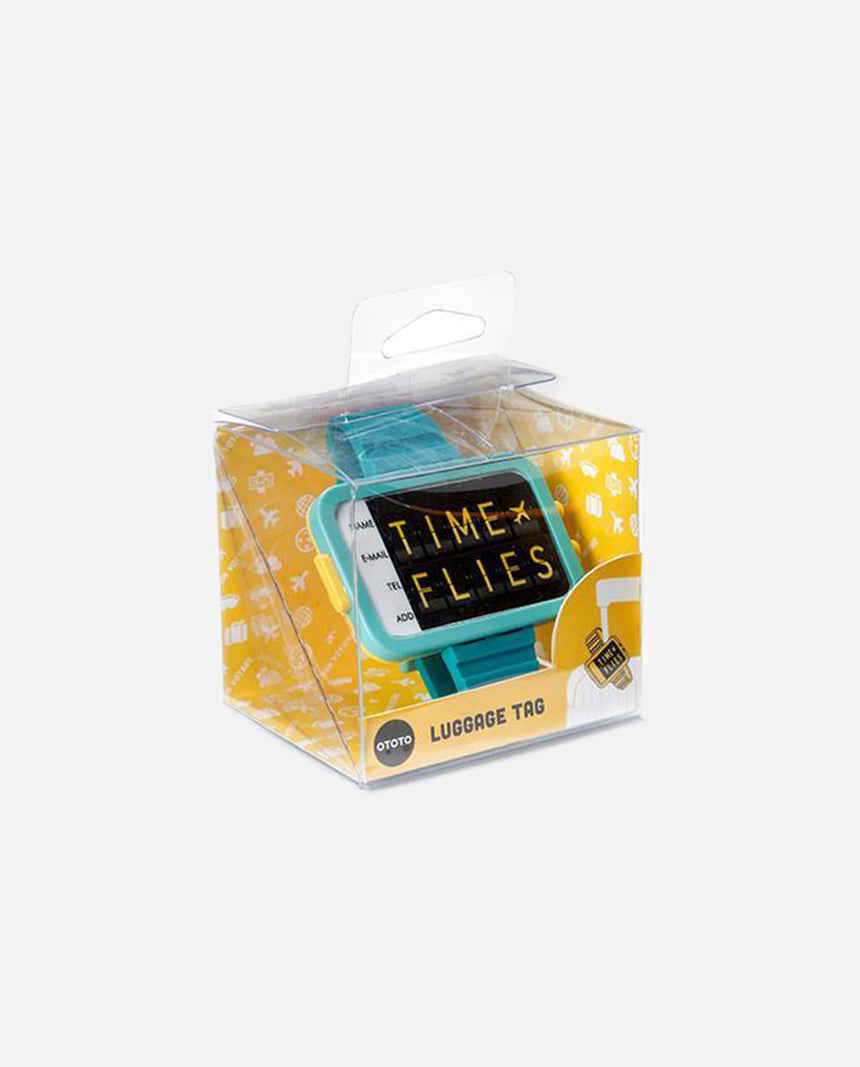 Time Files Luggage Tag