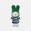 miffy handmade and her blue striped dress + green hat