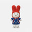 miffy & her blue flower dress + red hat