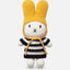 miffy handmade and her black striped dress + yellow hat
