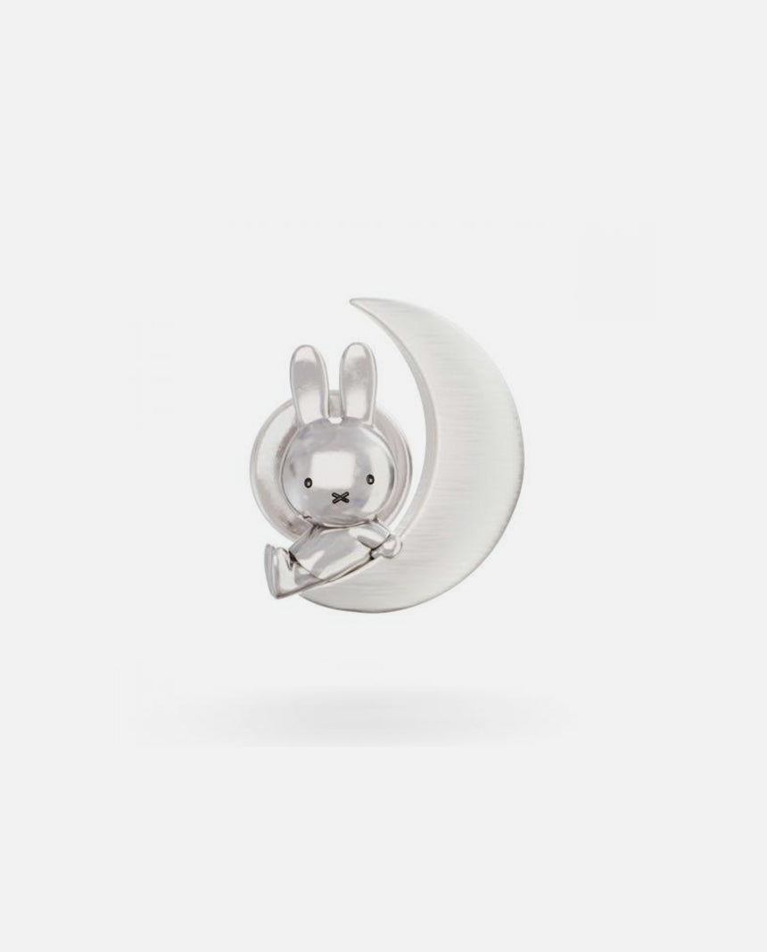MIFFY & THE MOON STERLING SILVER PIN BROOCH