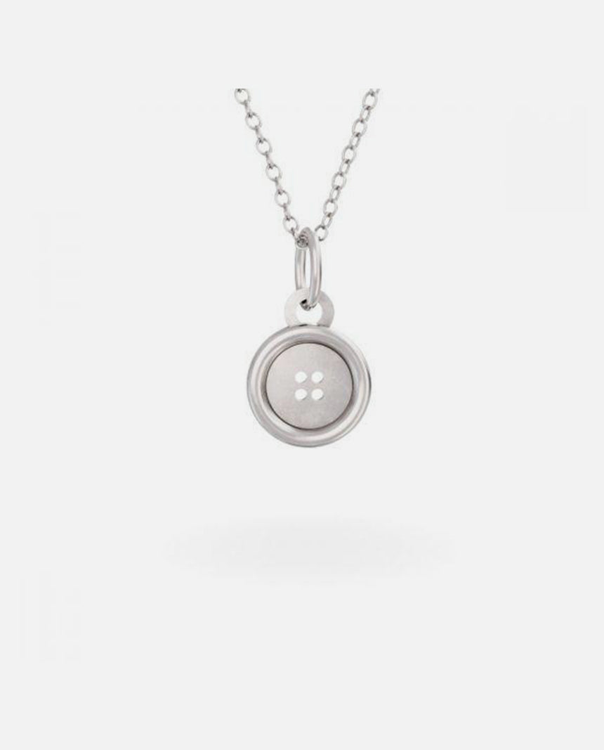 MIFFY - STERLING SILVER BUTTON NECKLACE SET