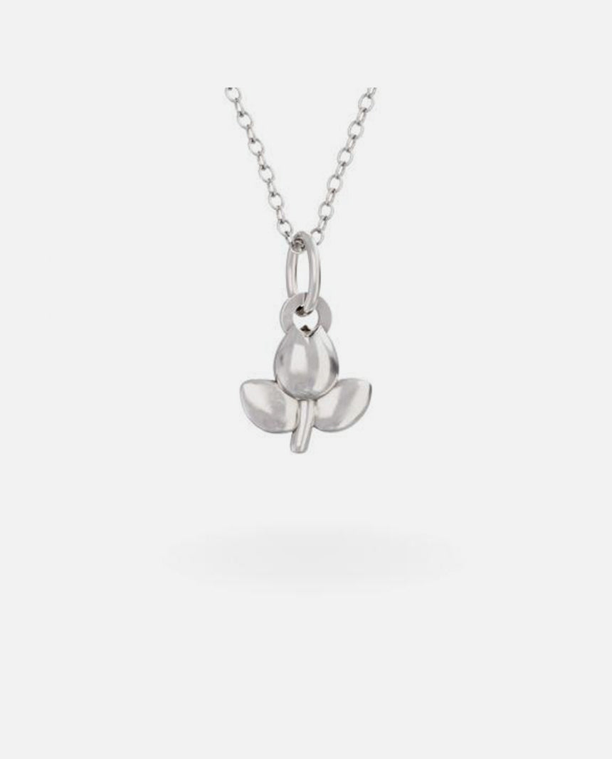 MIFFY - STERLING SILVER TULIP NECKLACE SET